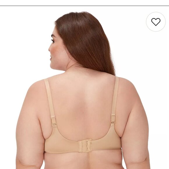 Maidenform Everyday Full Coverage 42B Tan Neutral Cushioned Underwire Bra 09436 - Picture 3 of 12